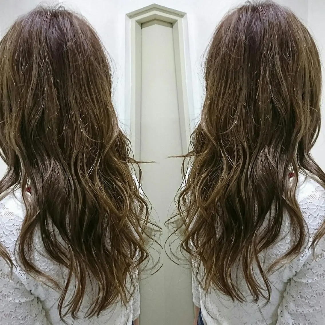 ロング カラー イルミナカラー センター南 SEIJIのヘアスタイル