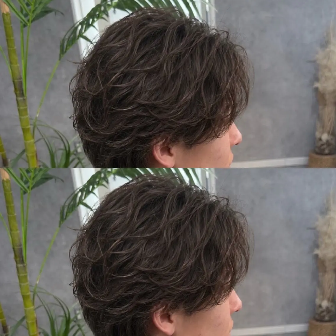 パーマ メンズ カット パーマ トリートメント ヘッドスパ 藤沢メンズ特化/ショ ート/髪質改善🏖のヘアスタイル