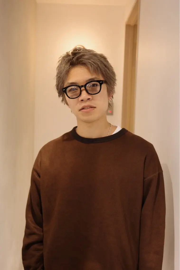 カラー メンズ 🌀渋谷メンズヘア 🌀河野瑠太のヘアスタイル