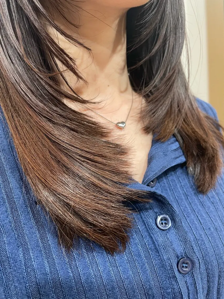レイヤーカット〈フェイスレイヤー〉✂️の写真
