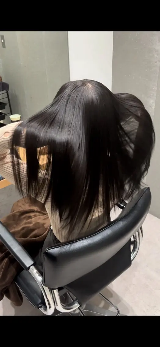 セミロング 髪質改善 トリートメント トリートメント ヘッドスパ 髪質改善ヘアケア 艶髪特化/上田のヘアスタイル