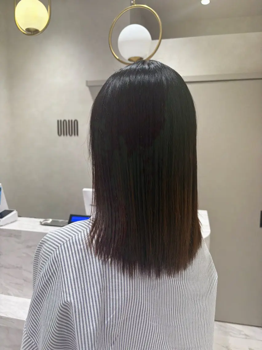 セミロング レディース募集中🎀 陸 愛夏のヘアスタイル