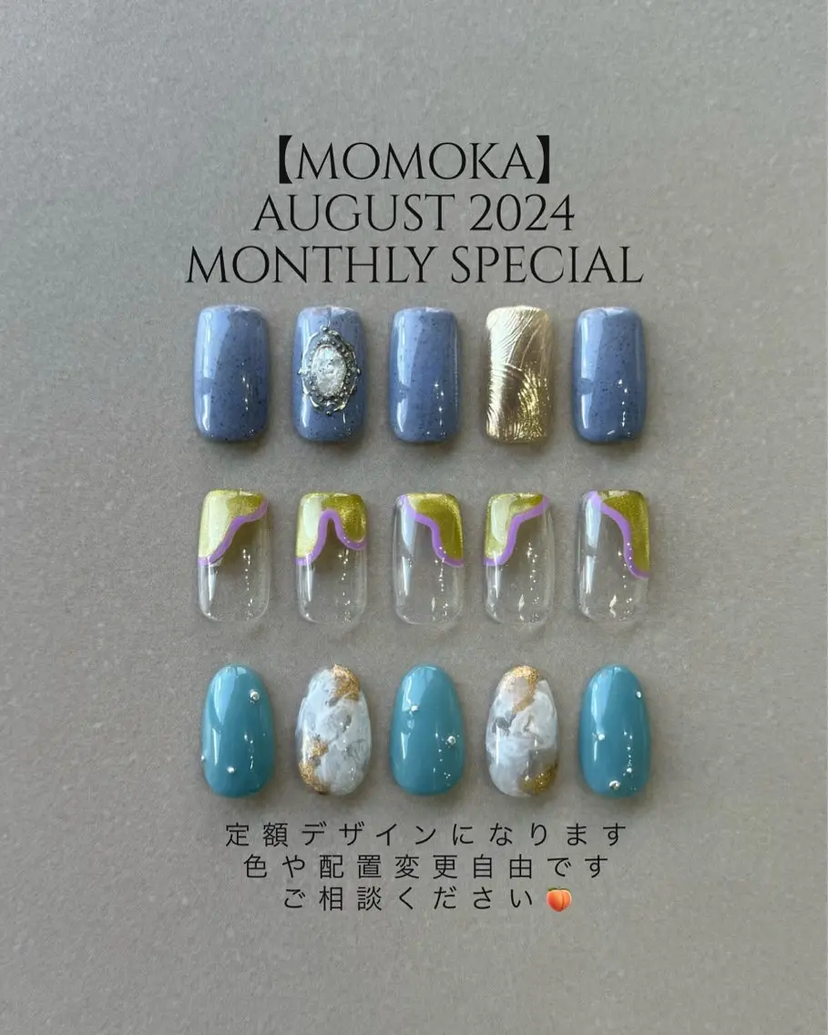 ネイル アートネイル ゴールド マグネットネイル ハンドネイル Momoka ネイリスト福岡/薬院のネイルデザイン
