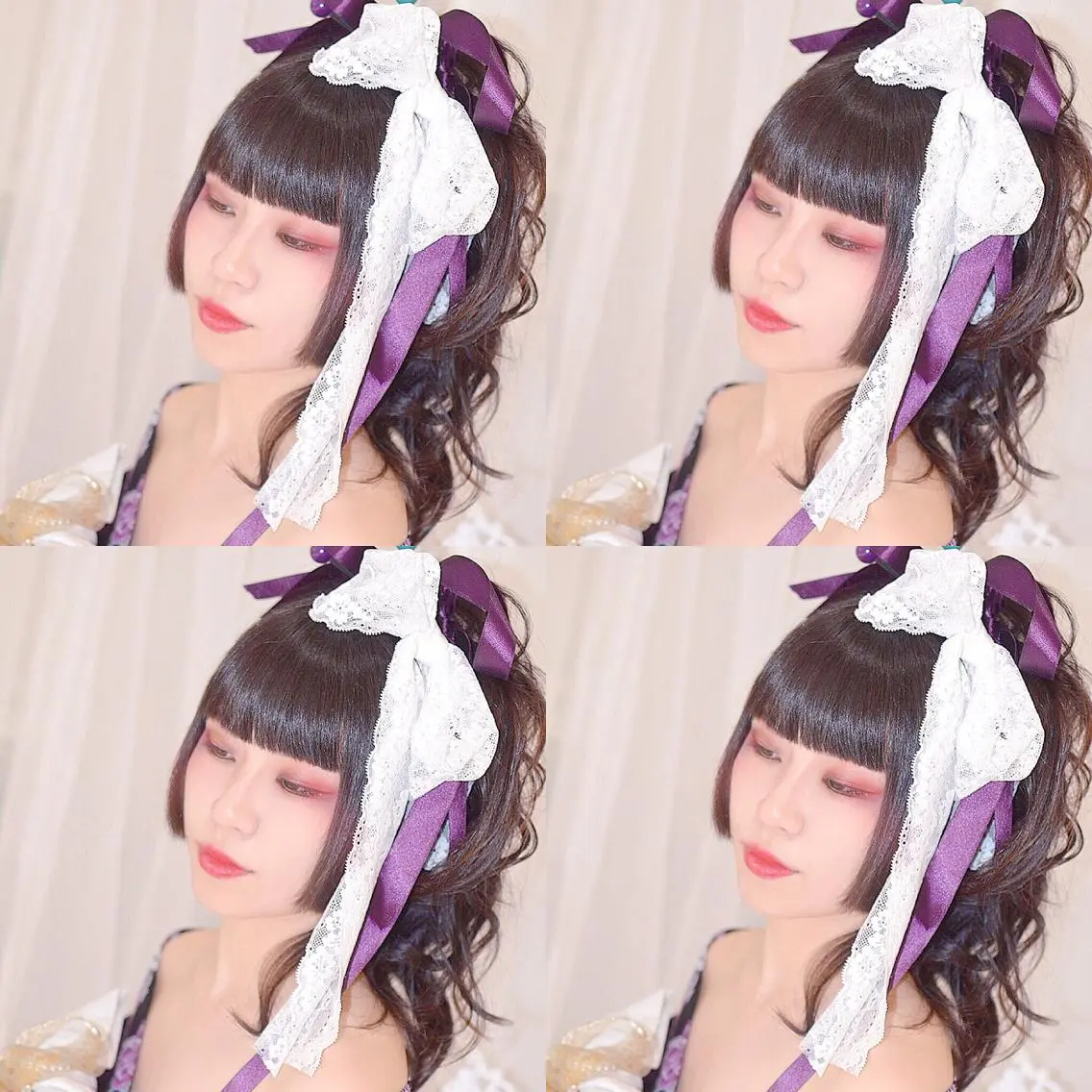 セミロング ヘアアレンジ ヘアセット 🌷MAYU 🌷のヘアスタイル