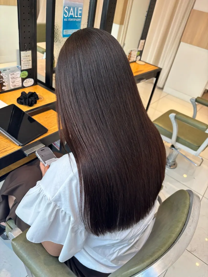 ロング 韓国・艶カラー🌙 Runa🌙のヘアスタイル