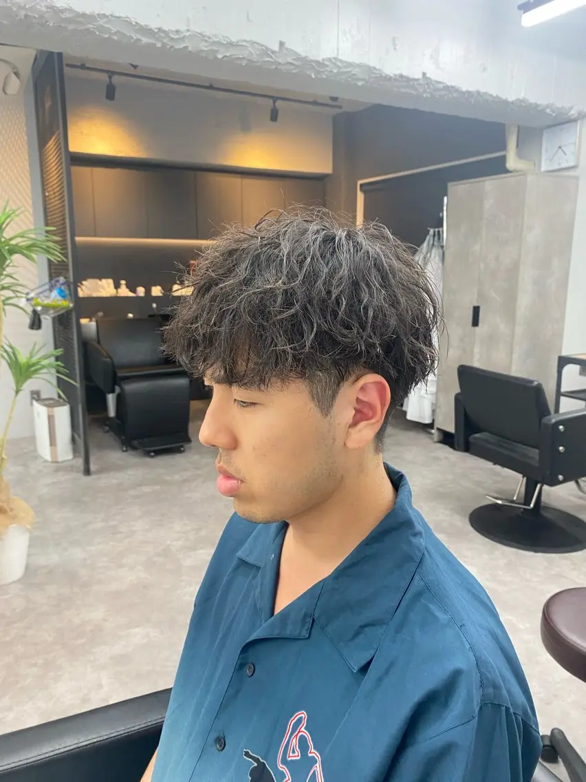 パーマ メンズ RIKIYA👑 北千住メンズ特化👑のヘアスタイル