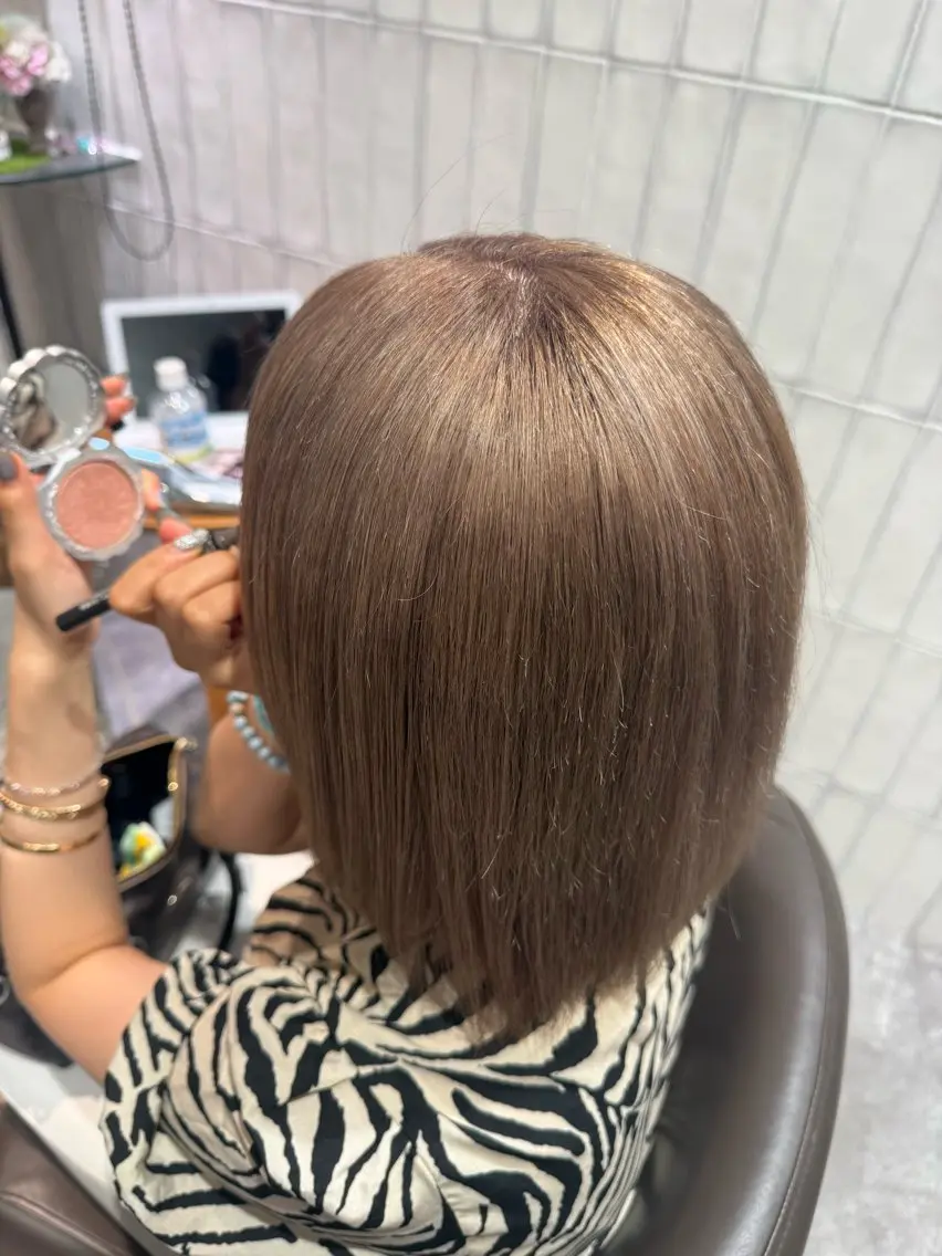 カラー ヘアカラー 守 瑞希のヘアスタイル