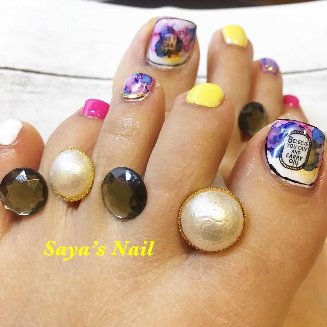 ネイル フットネイル SantéNail SAYAKAのネイルデザイン
