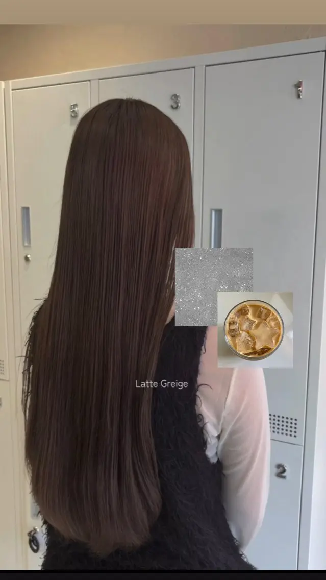 ロング カラー 透明感カラー グレージュ ヘアカラー トリートメント Koharu🍓/ 透明感カラー/艶髪のヘアスタイル