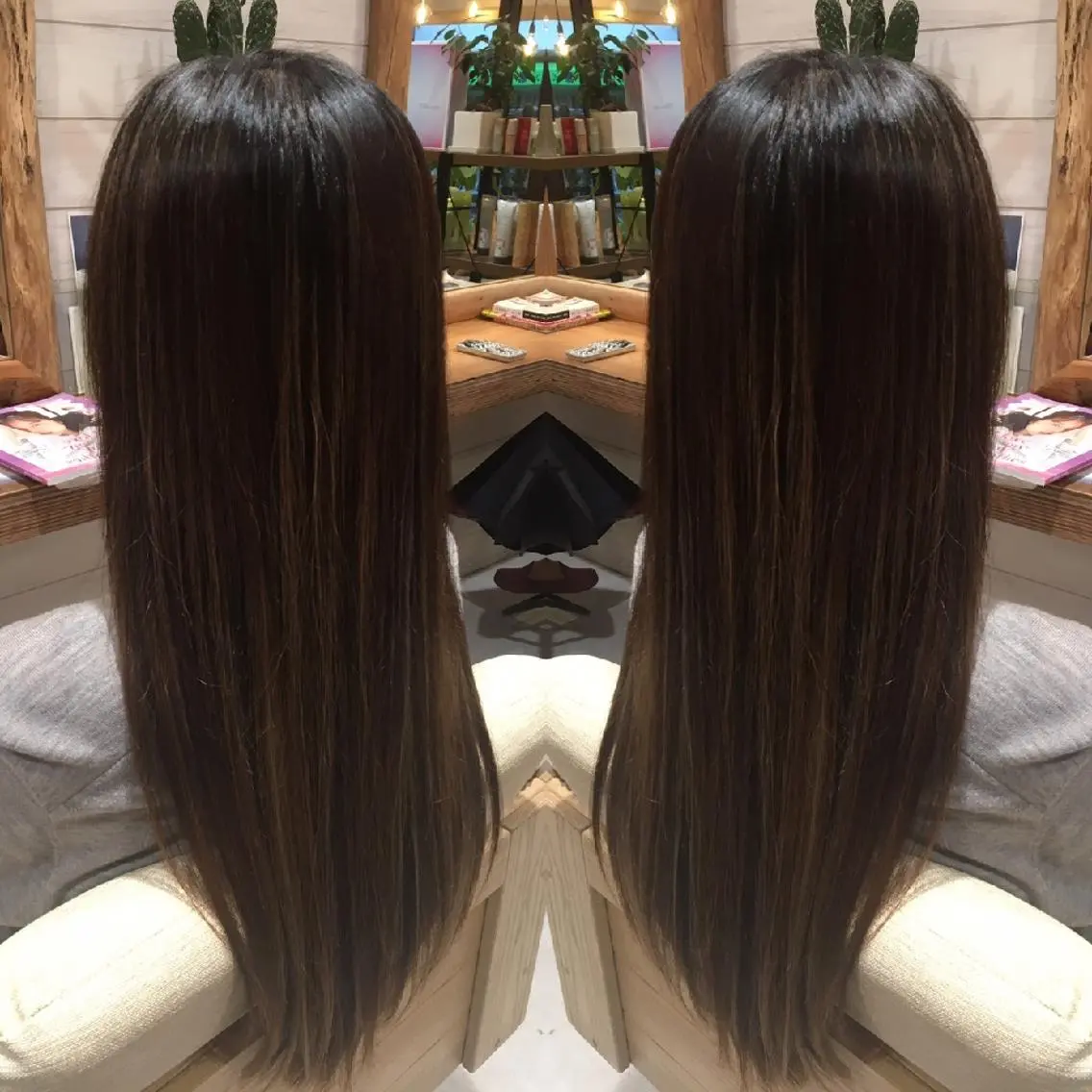 ロング マエダ タクヤのヘアスタイル