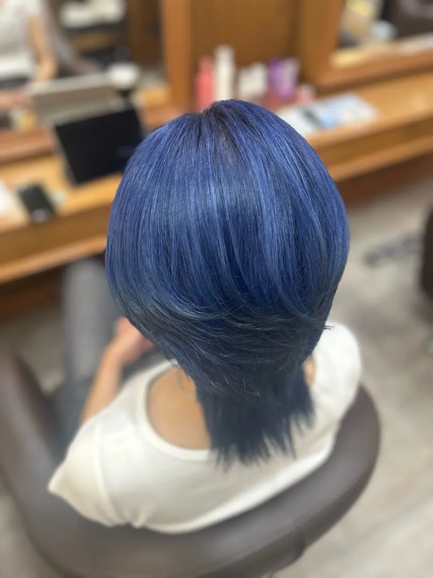 ミディアム ヘアカラー kana🎀 韓国風透明感カラーのヘアスタイル