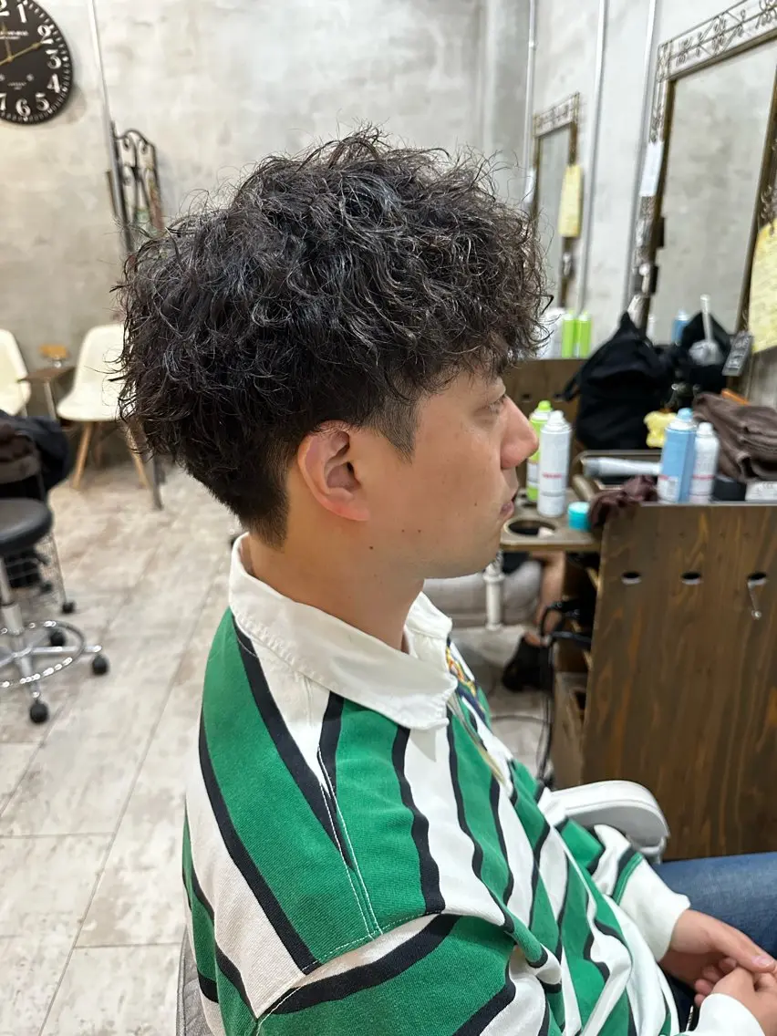 メンズ カット スパのヘアスタイル
