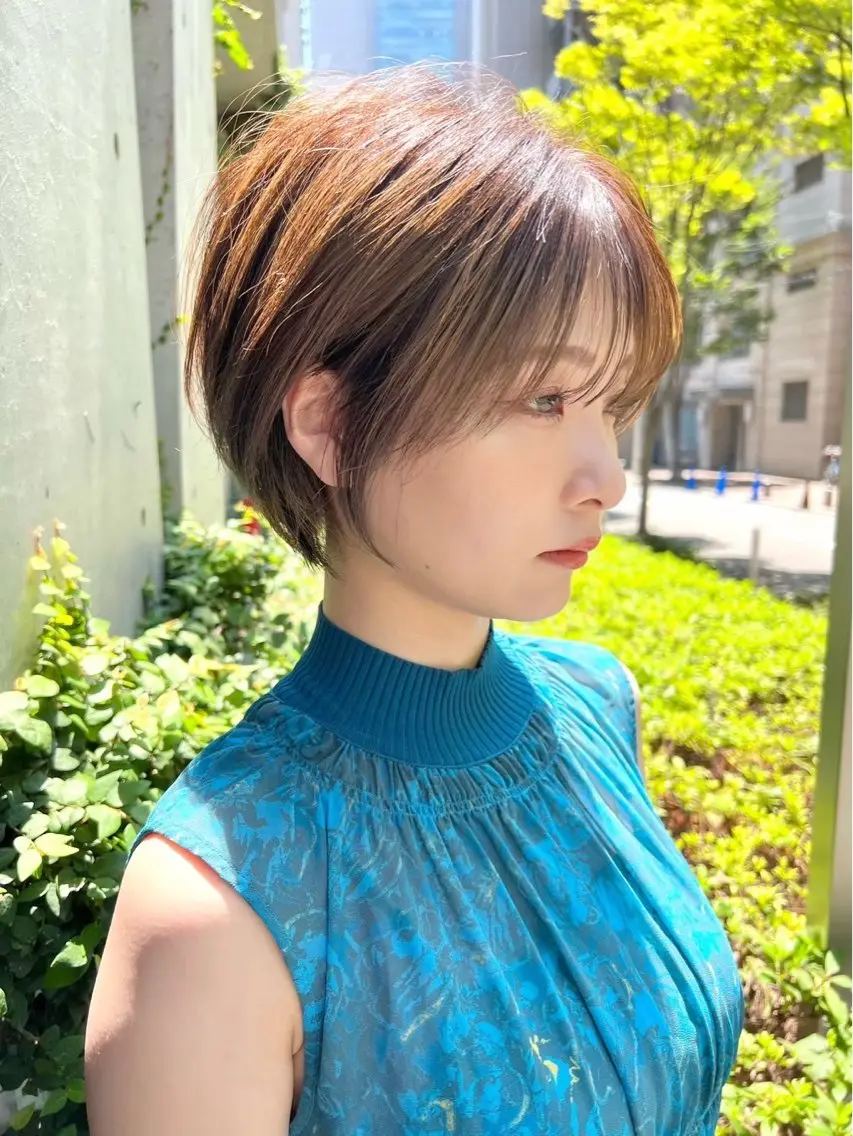 ショート 谷町四丁目/片山 朝陽/Le'aのヘアスタイル