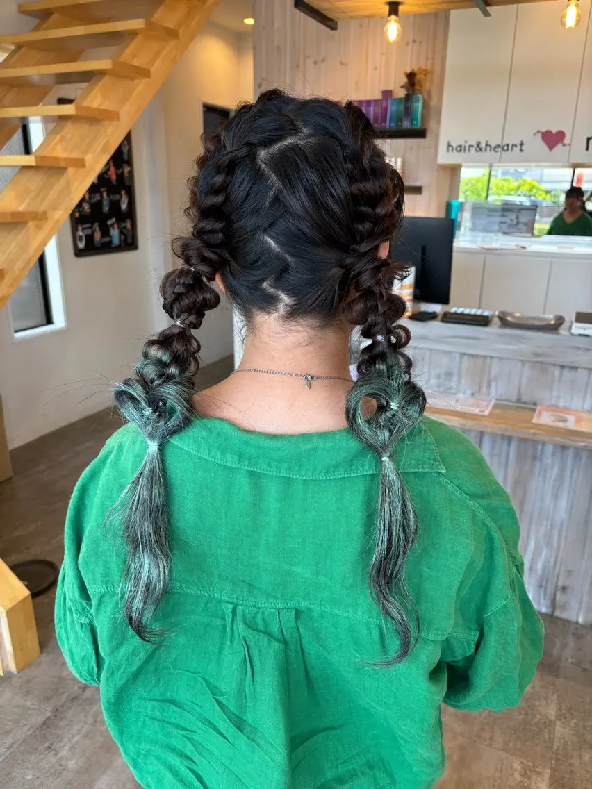 ヘアアレンジ mata-L23 かのんのヘアスタイル
