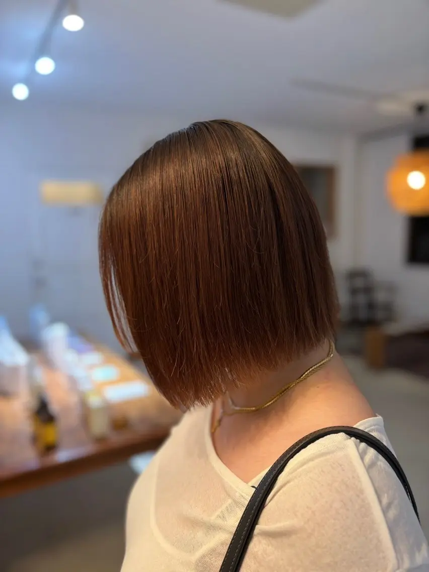 ミディアム パーマ ヤマノウチ アヤカのヘアスタイル