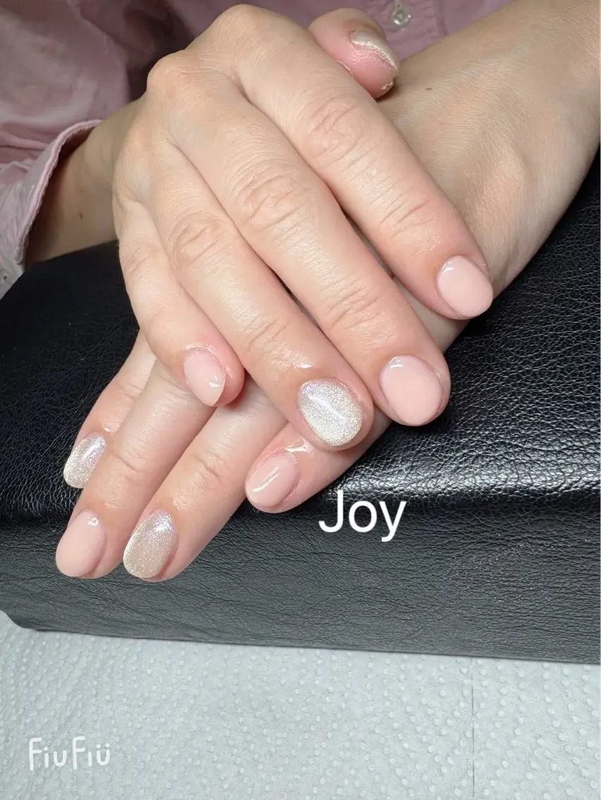 ネイル ジェルネイル マグネットネイル ワンカラーネイル シンプルネイル Nail Salon JOYのネイルデザイン