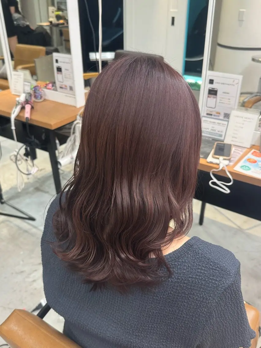 ミディアム 🌶F-CODE RINA🌶のヘアスタイル