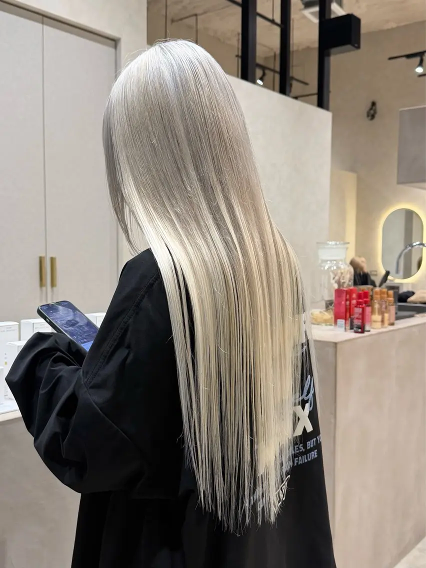 ロング ヘアカラー トリートメント 盛れるカットカラー DEAN豊橋店のヘアスタイル