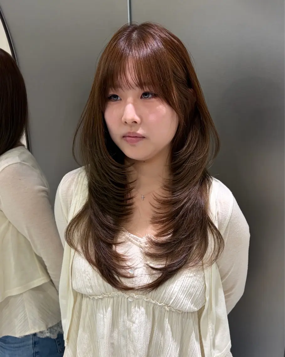 ロング レイヤー特化 横浜 佐藤拳太のヘアスタイル