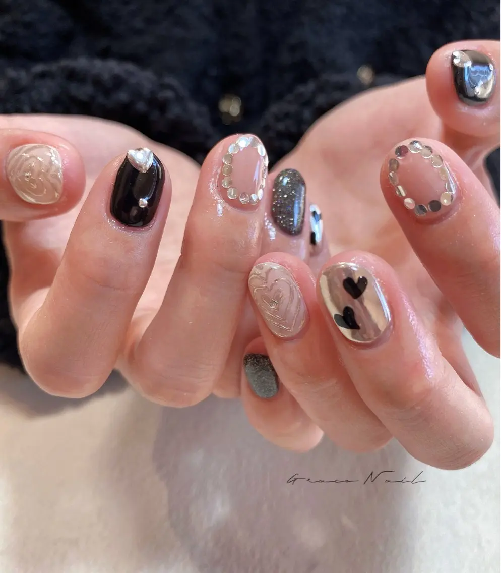 ネイル ハンドネイル ☆*。Grace Nail。*☆のネイルデザイン