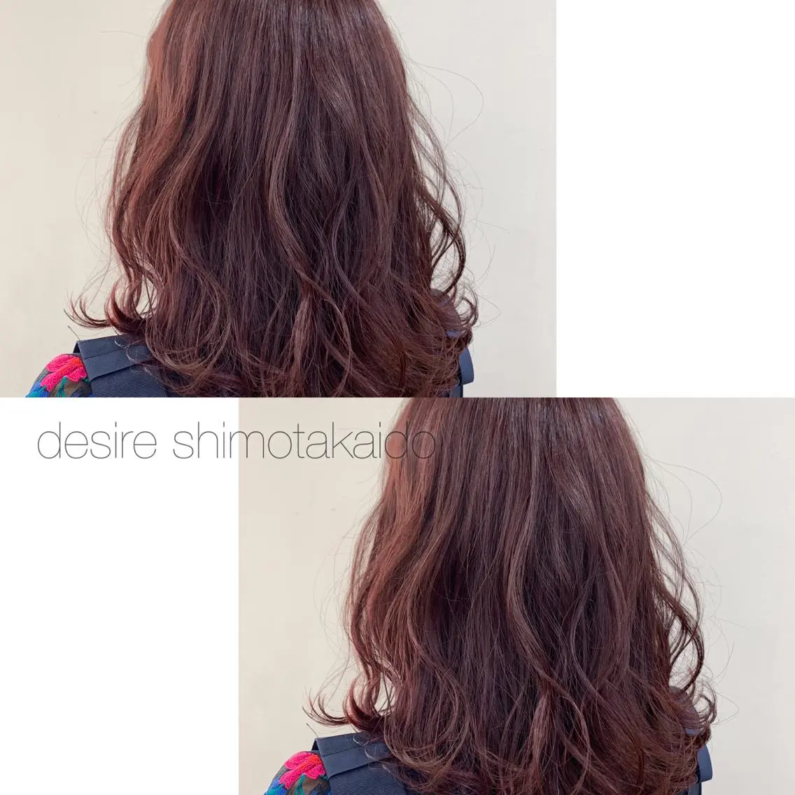 セミロング カラー 薄田 珠美のヘアスタイル