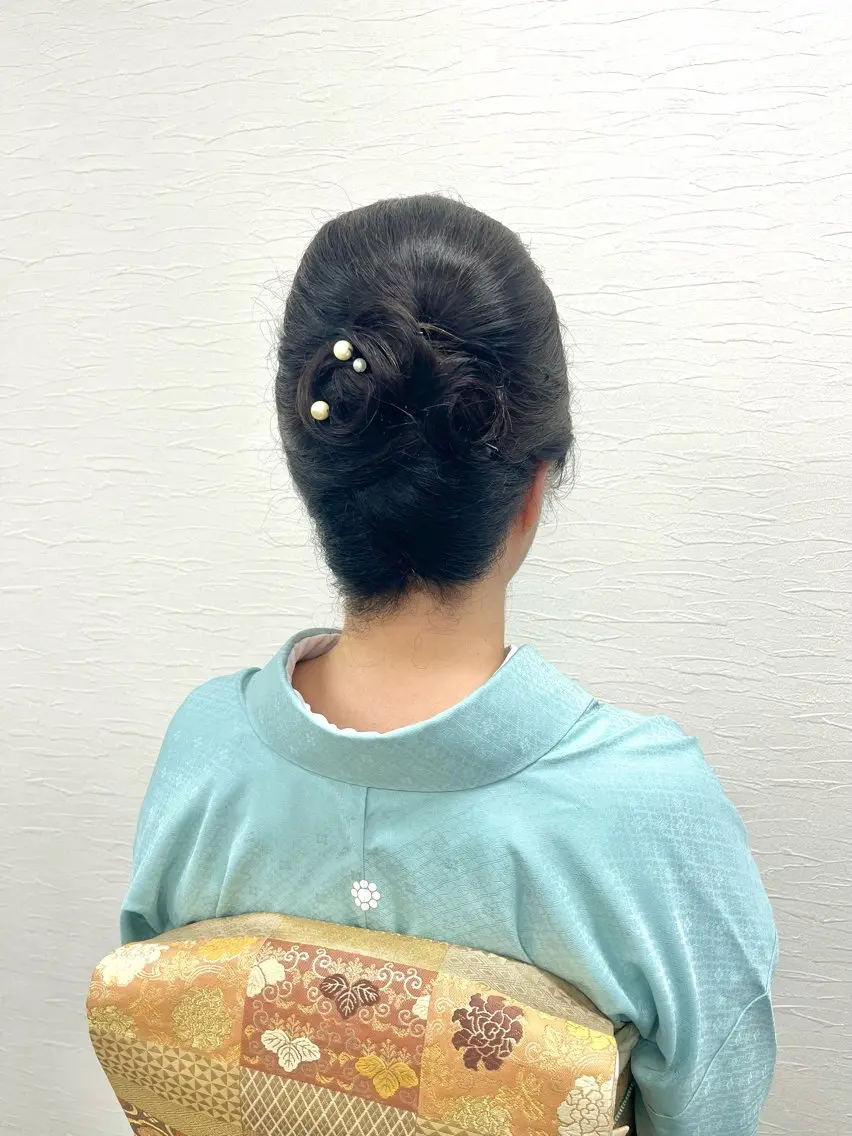 ロング ヘアセット YUMEYAKATA 五条店のヘアスタイル