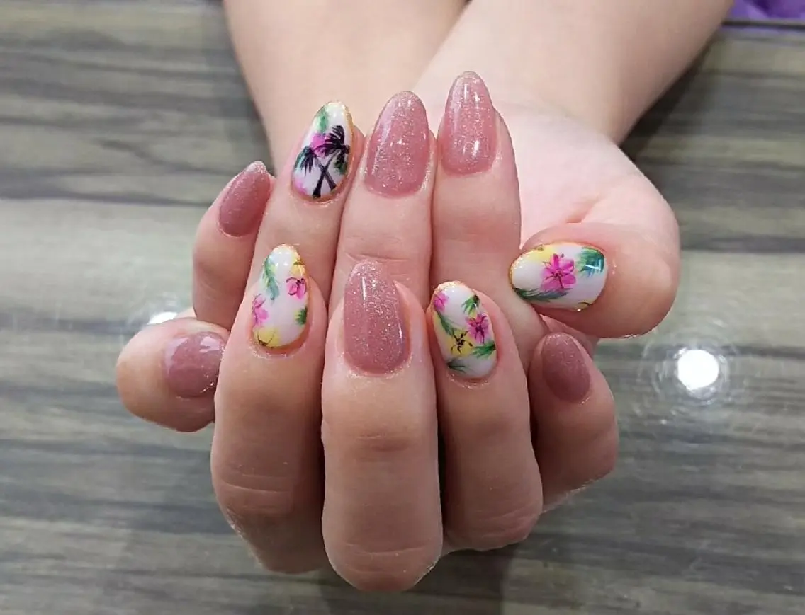 ネイル 夏ネイル ハンドネイル Progress Nailのネイルデザイン