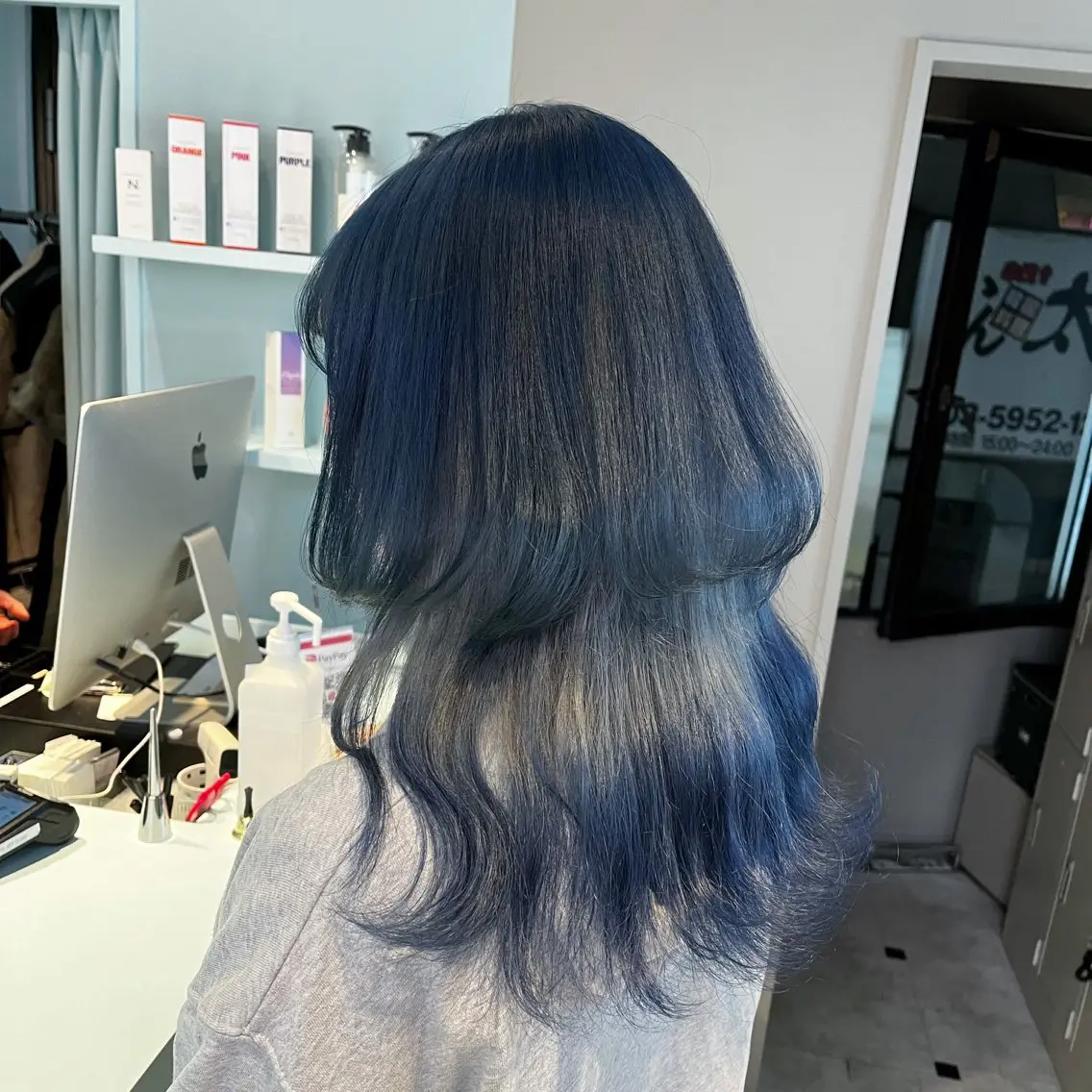 ロング カラー ヘアカラー ブリーチカラー 🩵MIZUKIのヘアスタイル