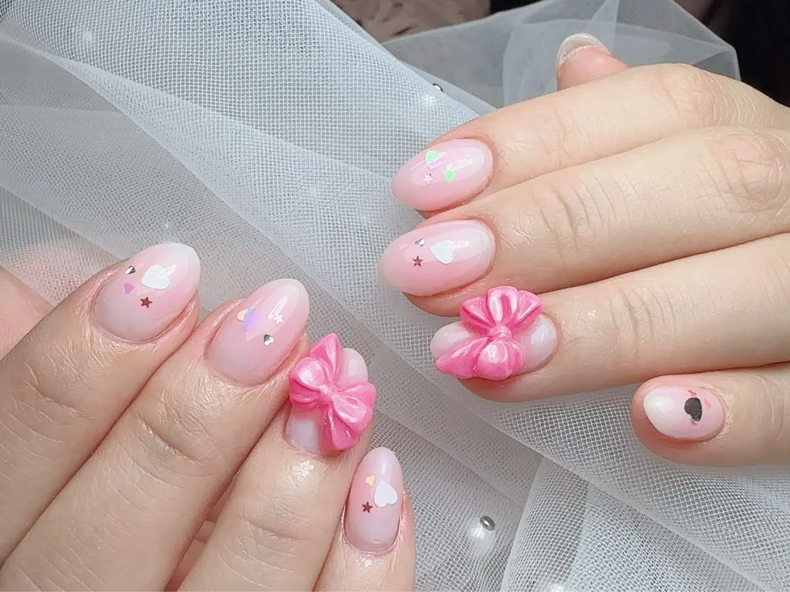 ネイル 成人式 長さ出し フットネイル フレンチネイル ジェルネイル ハンドネイル ハンドケア nail salon Feerieのネイルデザイン
