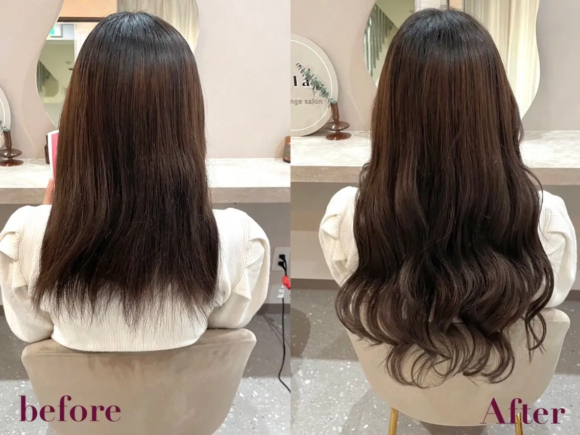ロング ヘアアレンジ エクステ エクステ Mila Akariのヘアスタイル
