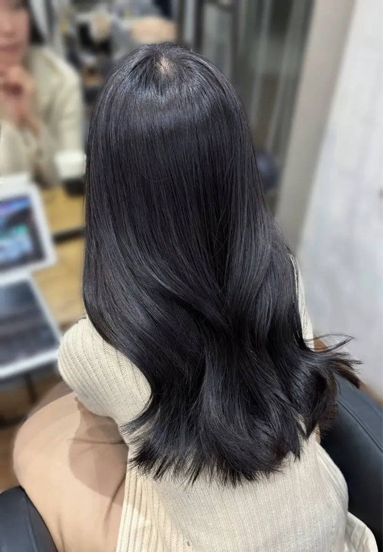 ロング カラー 艶/髪質改善/ 透明感/comomoのヘアスタイル