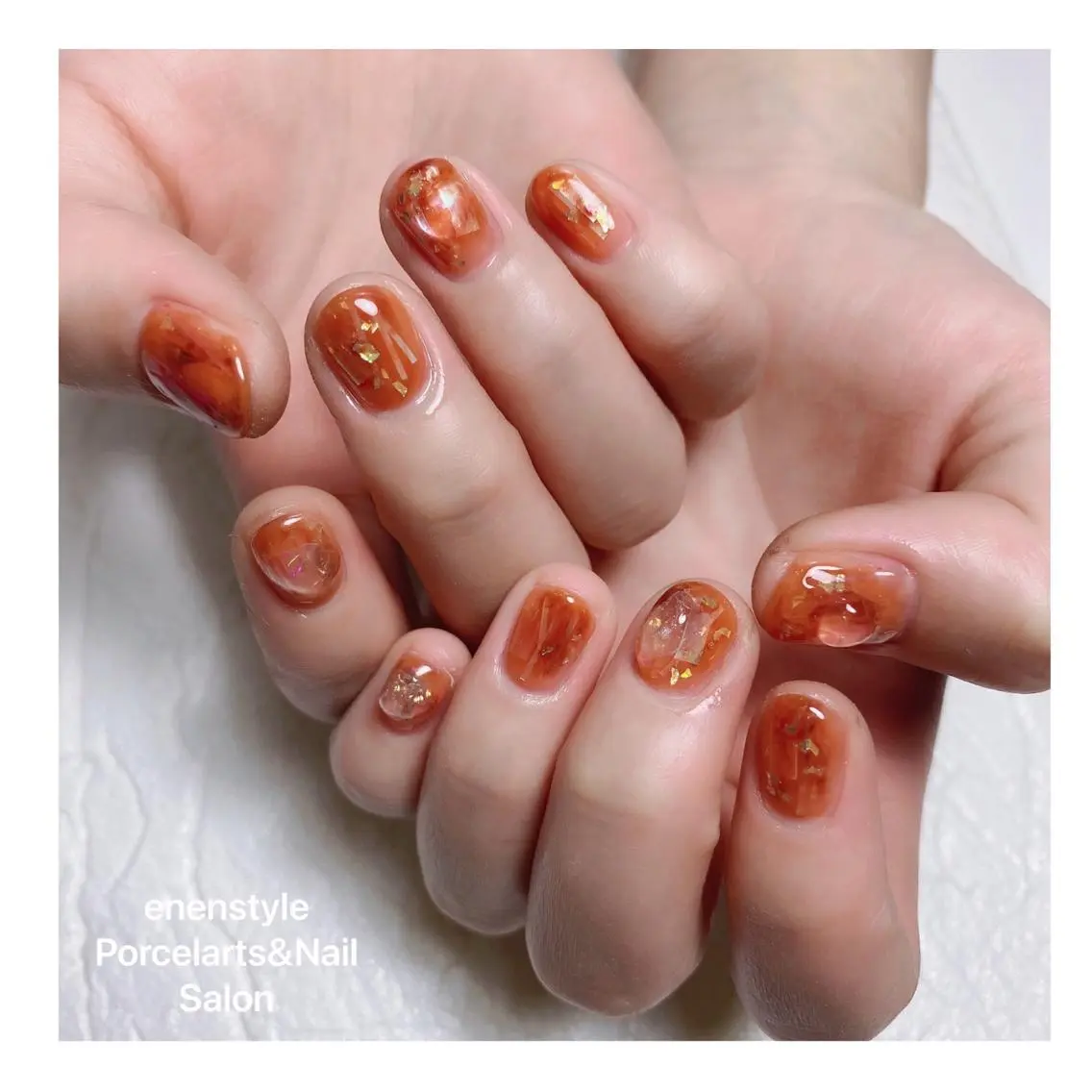 ショート ネイル ハンドネイル 🐾enen style 🐾のネイルデザイン