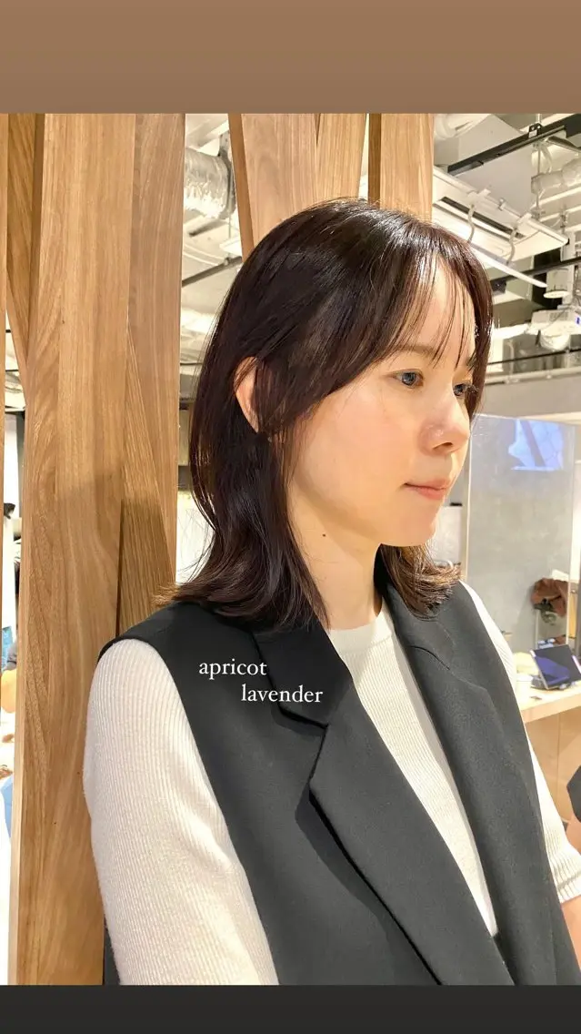 【ご新規様】🌸前髪カット+透明感カラー+潤い髪質ケアトリートメント《ミニモ限定》の写真