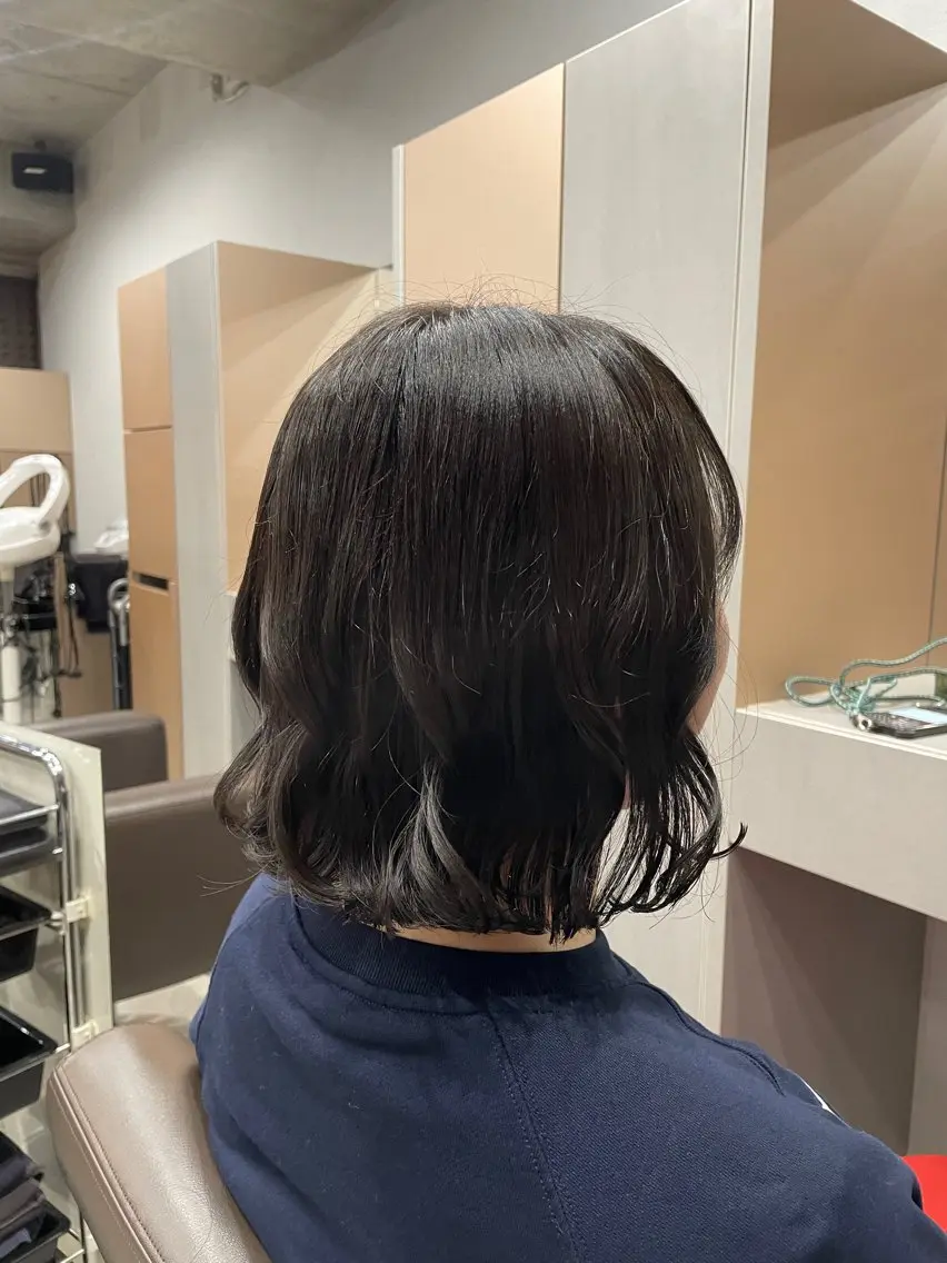 ミディアム カラー カット ヘアカラー トリートメント 表参道🌿赤み消し カラー/チナツのヘアスタイル