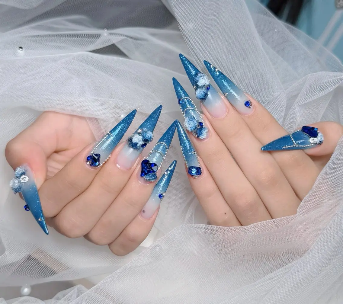 ネイル アートネイル フレンチネイル ジェルネイル 韓国ネイル マグネットネイル ハンドネイル Lenie Nail Okuboのネイルデザイン