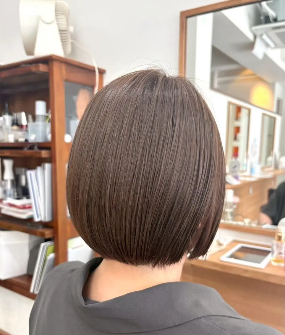 ショート ヘアカラー トリートメント 武蔵新城/洞澤 ほのかのヘアスタイル