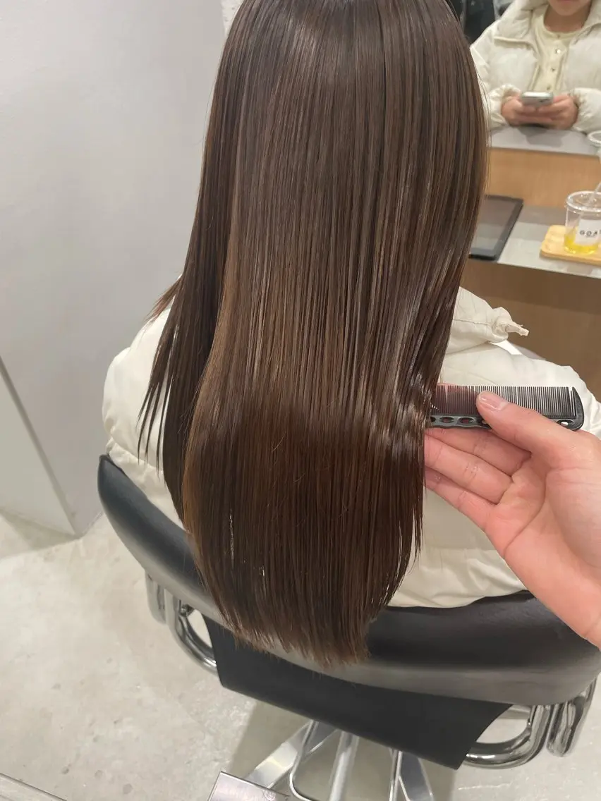 ロング パーマ カット 縮毛矯正 トリートメント 髪質改善/茅ヶ崎 マツモト リョウのヘアスタイル