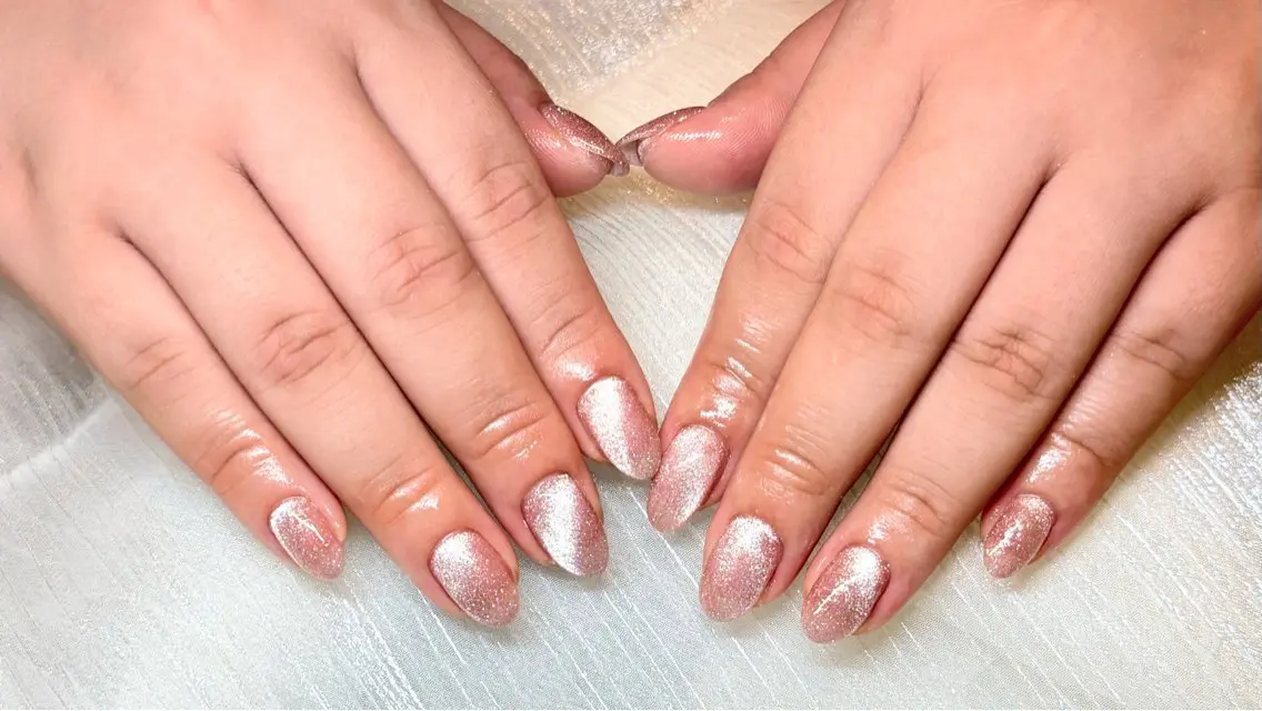ネイル フラッシュネイル ピンク ハンドネイル 🤍大人シンプル🤍 船橋駅近 nailのネイルデザイン