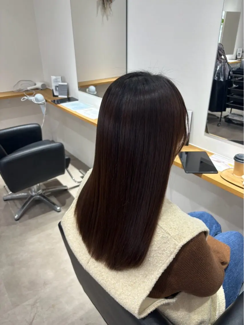 ロング 髪質改善 レイヤー×髪質改善 hinanoのヘアスタイル