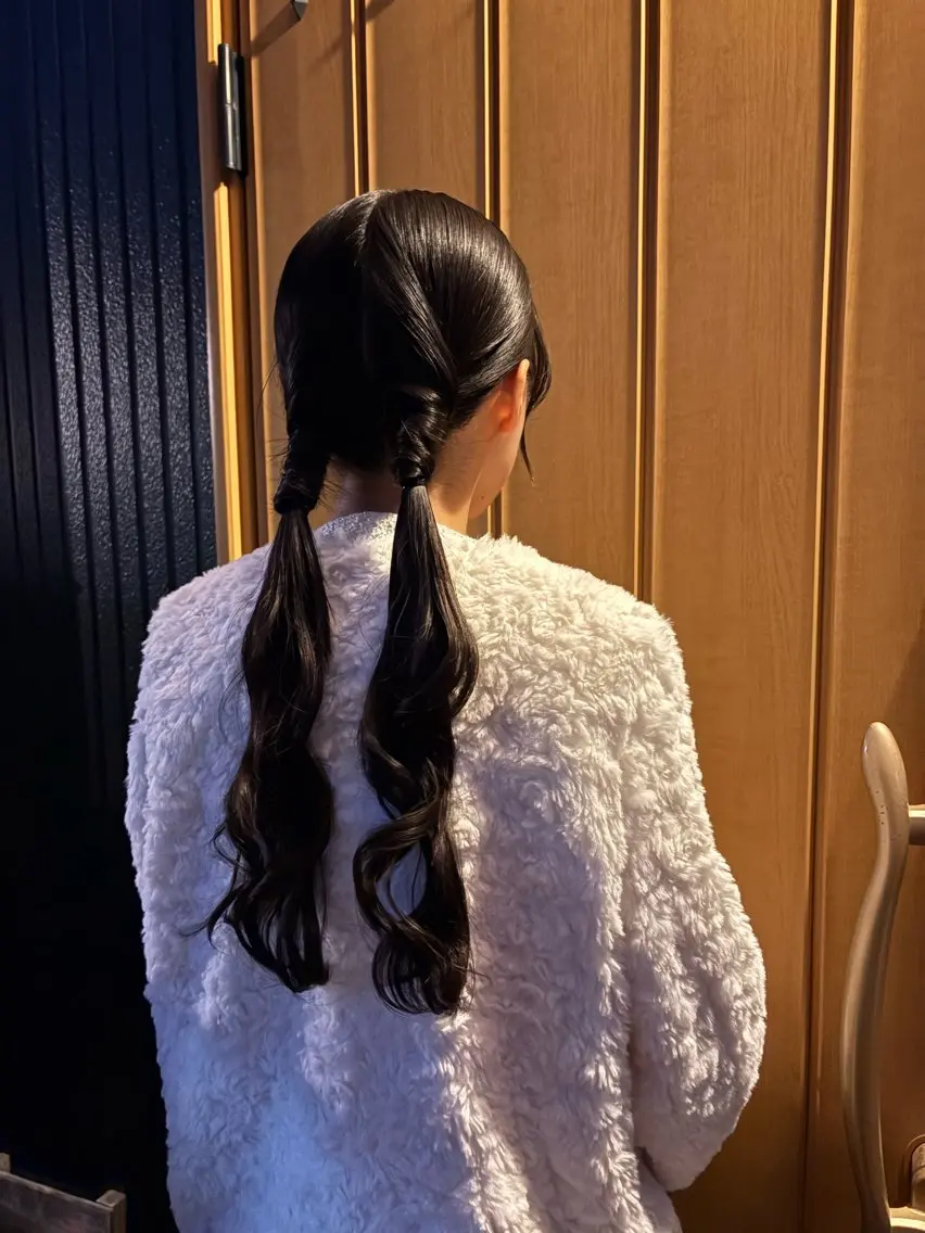 ロング ヘアセット mikano 🌷.*のヘアスタイル