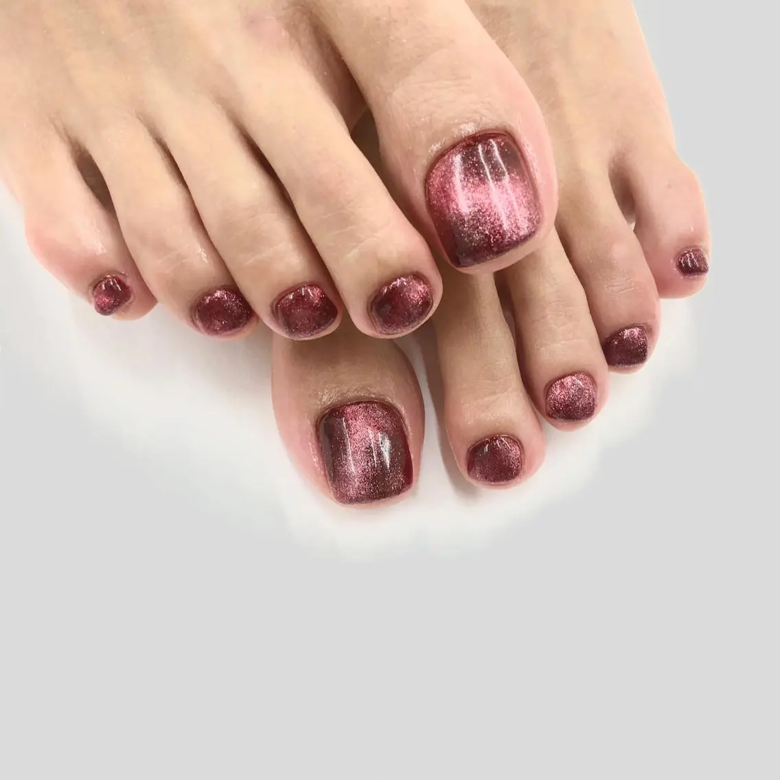 ネイル フットネイル マグネットネイル ハンドネイル Minami 🍓のネイルデザイン