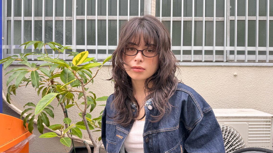 ミディアム モデル募集中/西梅田 naruka🍏のヘアスタイル