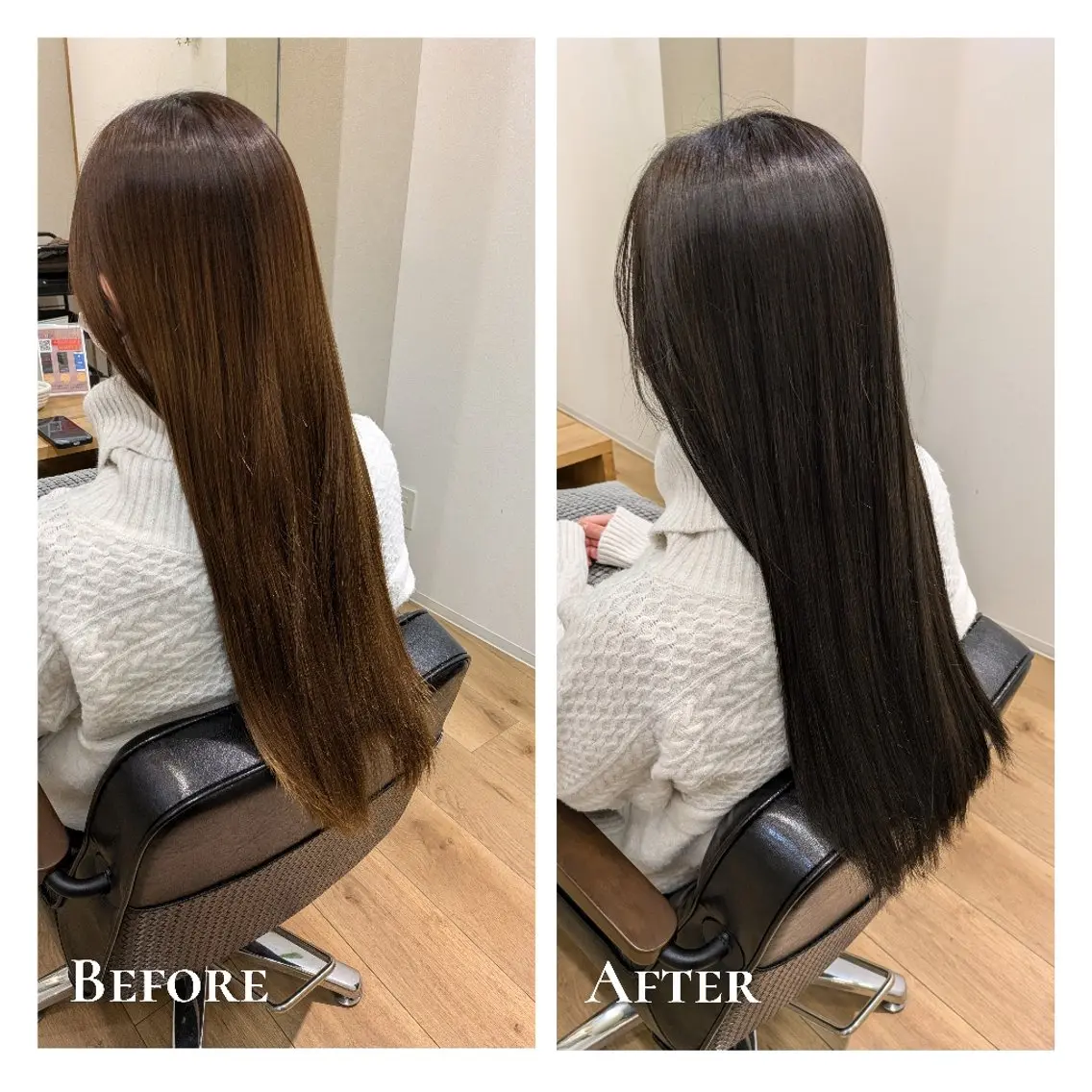 カラー アッシュ アッシュグレー アッシュグレージュ グレージュ 縮毛矯正 ヘアカラー トリートメント 有馬 葵のヘアスタイル