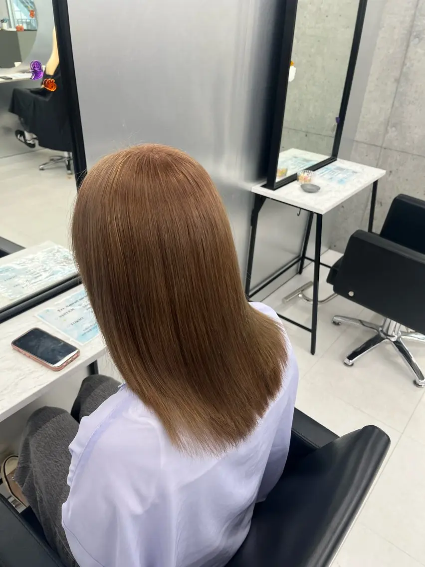 カラー pink hair 🩷mayu🩷のヘアスタイル