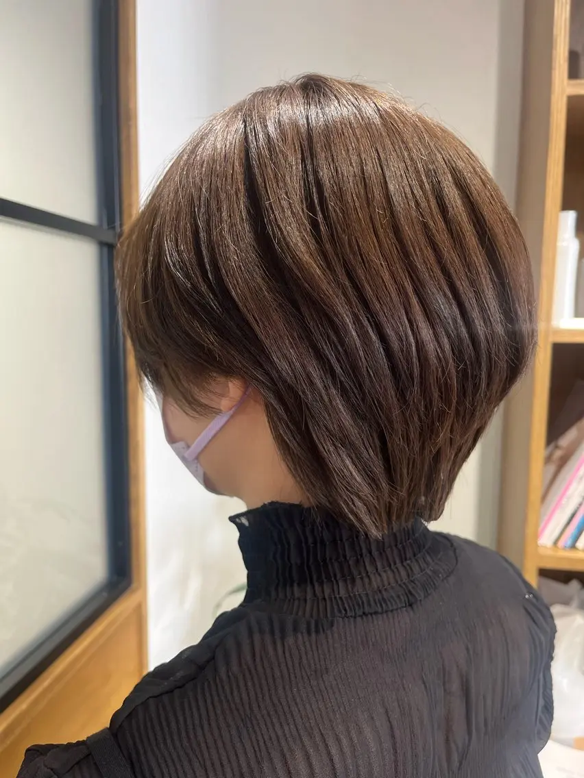 ショート カラー アッシュ ベージュカラー カット ヘアカラー トリートメント ✿ すずかのヘアスタイル