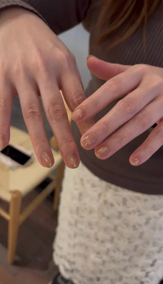 ネイル オフィスネイル ショートネイル モンタナ nailのネイルデザイン