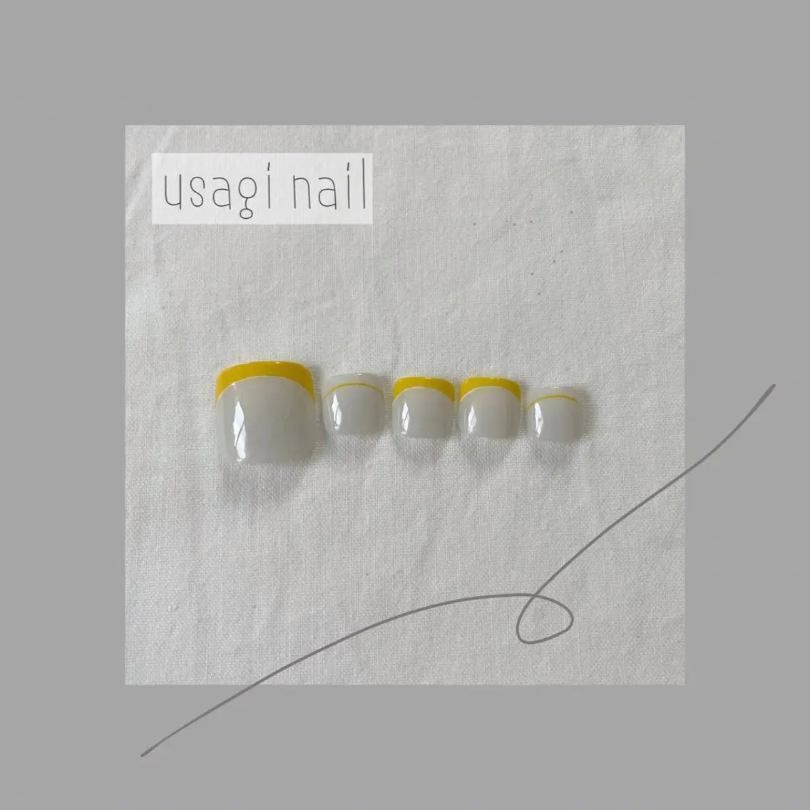 ネイル フットネイル usagi nailのネイルデザイン
