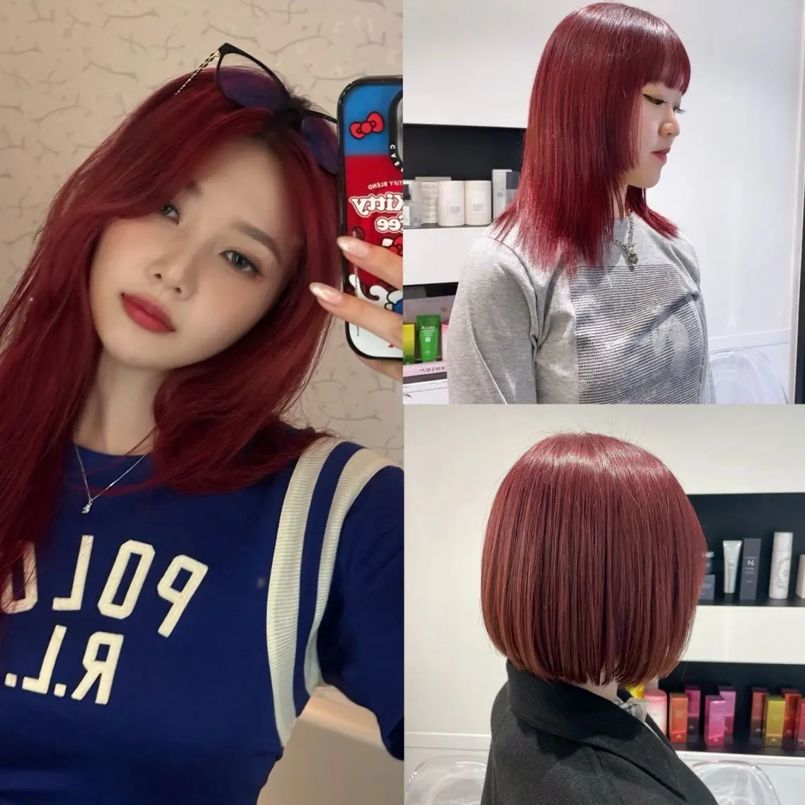 カラー ヘアカラー トリートメント himari💜 暖色/レイヤーカットのヘアスタイル