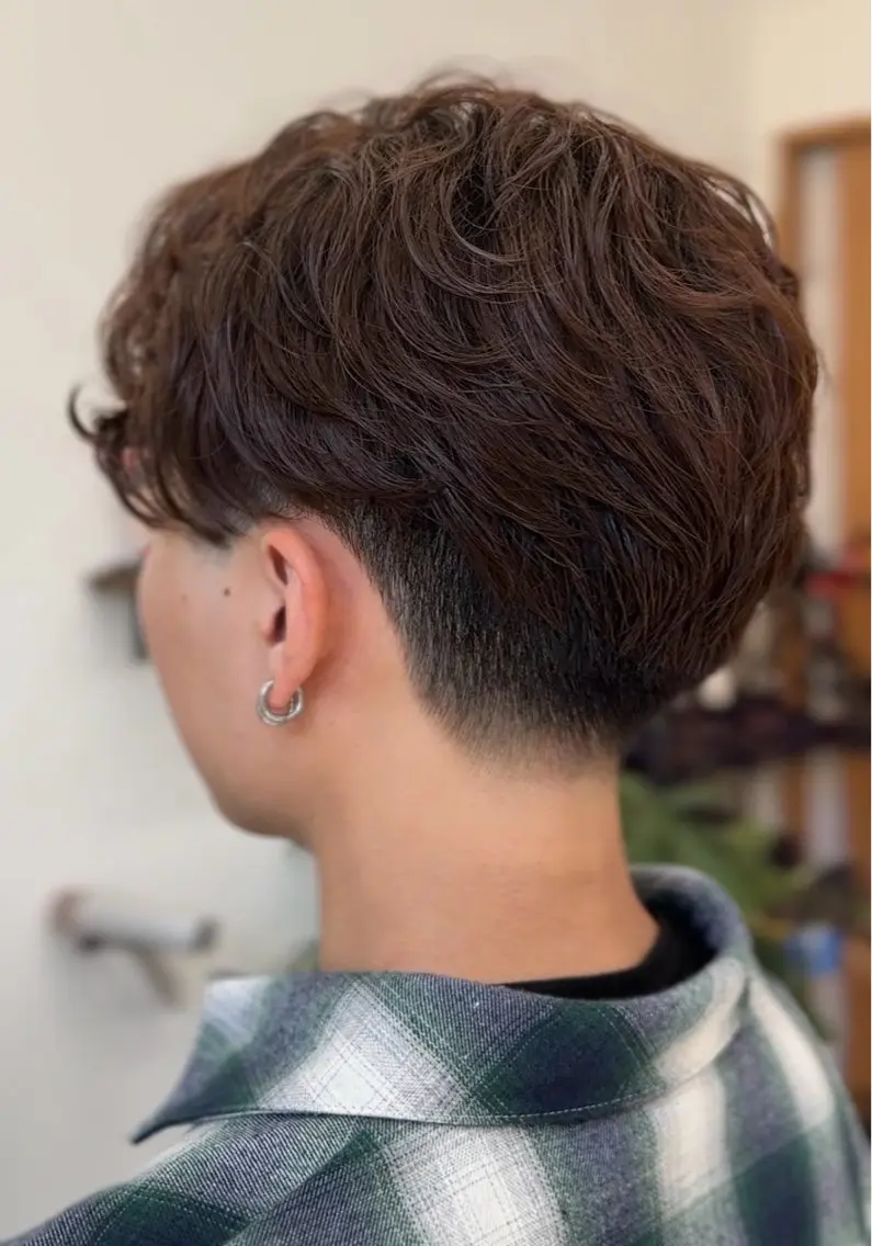 ミディアム カット パーマ 村井隆仁/上品/ 海外風/栄/矢場町のヘアスタイル