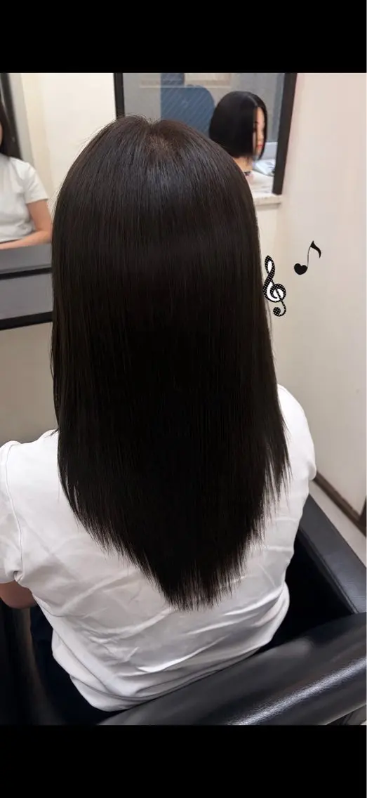 セミロング カラー .•♬ ハルナ.•♬のヘアスタイル